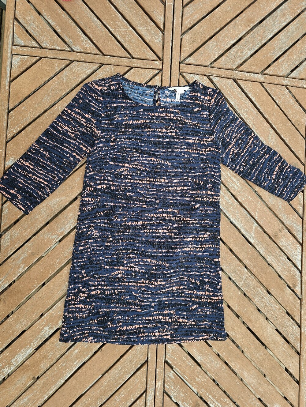 BCBGeneration Navy and Pink Dress